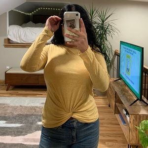 Long Sleeve Knot Top